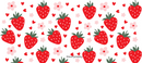 16oz Libby Glass Can Sublimation Print - Berry Hearts