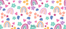 16oz Libby Glass Can Sublimation Print - Rainbows