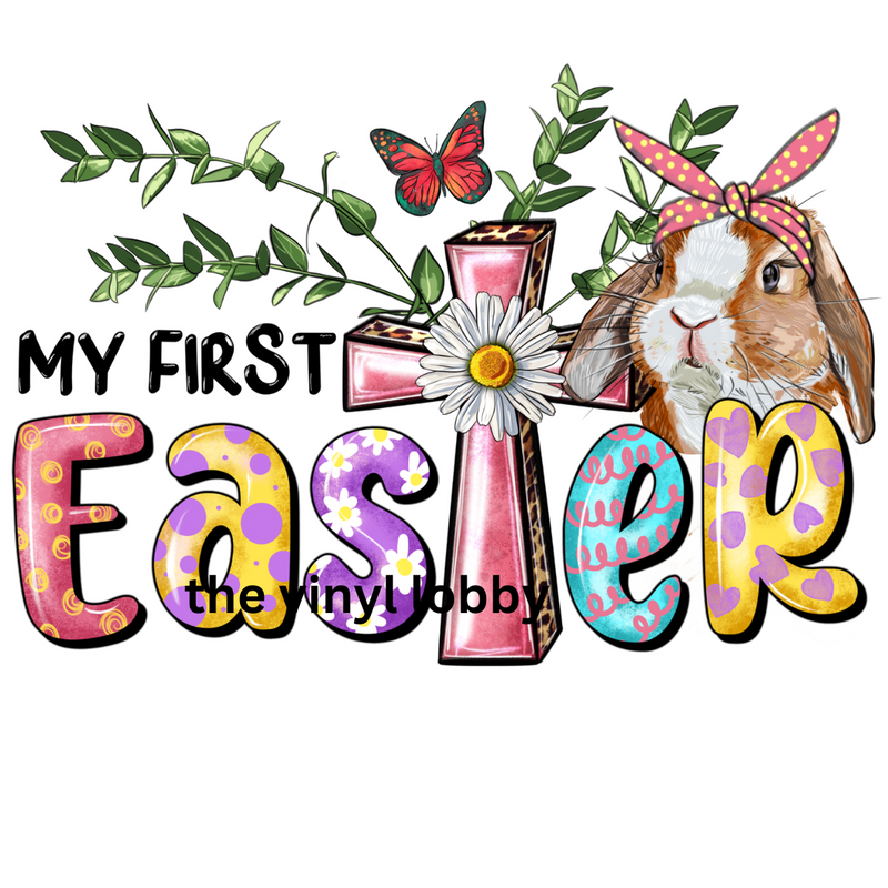 My First Easter Bunny Sublimation Print for kids t-shirts