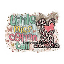 Little Miss Cotton Tail Sublimation Print for kids t-shirts