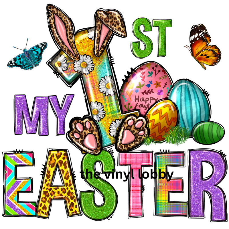 My First Easter Ears Sublimation Print for kids t-shirts