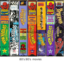 80's 90's Movies 20oz Skinny Tumbler Printed Paper