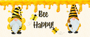 Bee Happy Printed Sublimation Paper mug Print