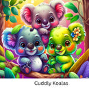 Cuddly Koalas 20oz Skinny Tumbler Printed Paper