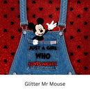 Glitter Mr Mouse 20oz Skinny Tumbler printed Paper