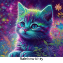 Rainbow Kitty 20oz Skinny Tumbler Printed Paper