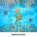 Seahorse Star 20oz Skinny Tumbler printed Paper