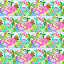 Volcano Dinosaurs Sublimation Printed Paper