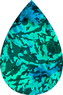 Aqua Dark Tie-Dye Brights Sublimation Tear Drop Earring Prints 20 prints per page