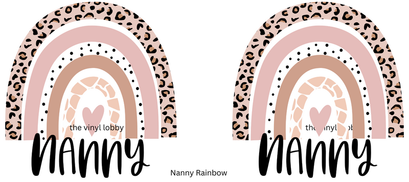 Nanny Rainbow printed Sublimation Paper for 11oz mug