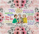 20oz Skinny Tumbler Printed Paper - Golden Girls