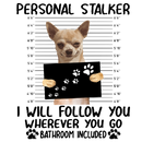 Jail House Chihuahua Printed Sublimation Paper for 11oz mug