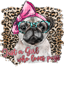 Just a Girl that Loves Her Pug Printed Sublimation Paper for 11oz mug -