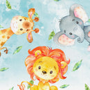 Lion Elephant Giraffe Sublimation Printed Paper