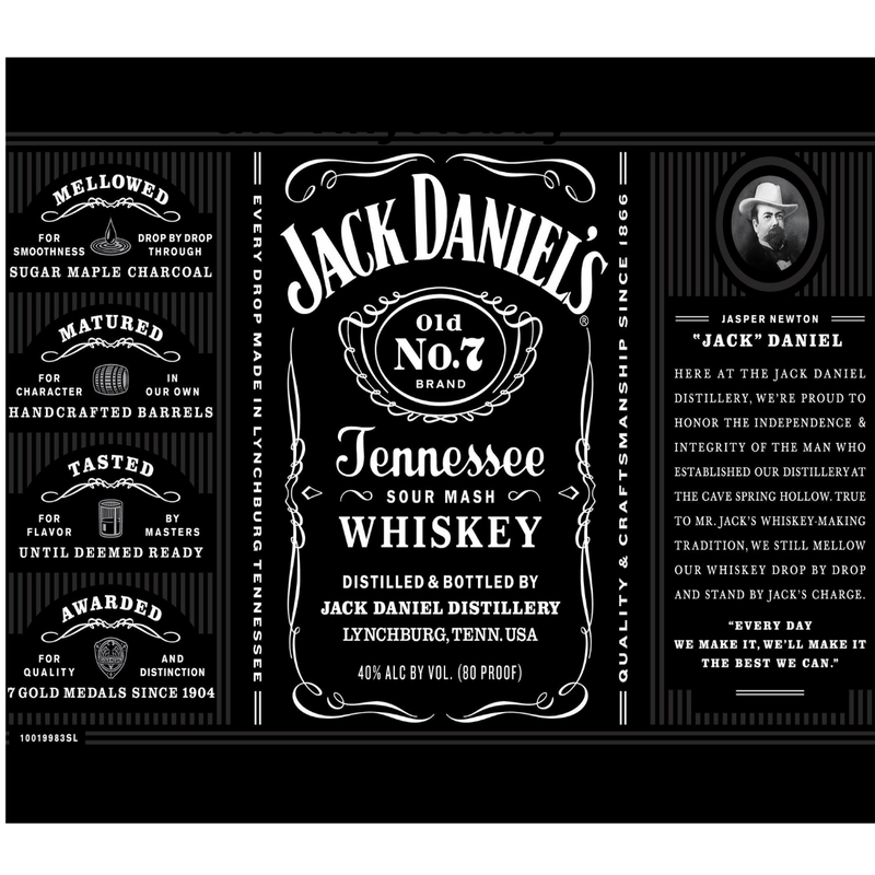 Jack Daniel's 20oz Skinny Tumbler Printed Paper