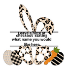 Leopard Easter Sublimation Print for kids t-shirts