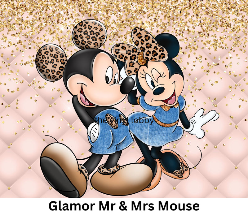 Glamor Mr & Mr Mouse 20oz Skinny Tumbler Printed Paper