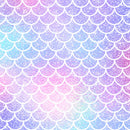 Ombre Mermaid Printed Paper