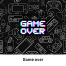 Game Over 20oz Skinny Tumbler Printed Paper