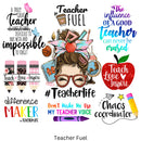 Teacher Fuel 20oz Skinny Tumbler Printed Paper