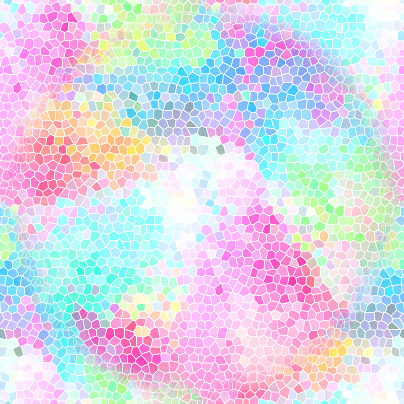 Pastel Unicorn Abstract Sublimation Printed Paper
