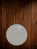 10cm 3mm Round White Acrylic Disc