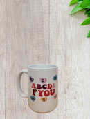 ABCDEF YOU Printed Sublimation Paper for 11oz mug