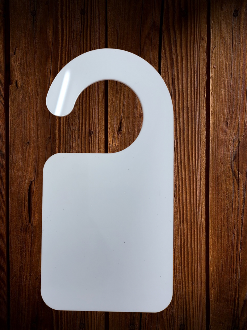 3mm White Door/Wardrobe Hanger