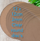 12 x 12cm Round Acrylic Disc's