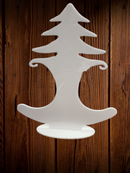 2 Bauble Hanging Tree 3mm white  Acrylic