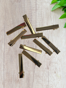 Gold Bow Clips- 4cm x10