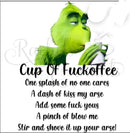 Sublimation Paper for 11oz Mugs -  Grinch hot cup