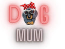 Red Bow Dog Mum Printed Sublimation Paper for 11oz mug