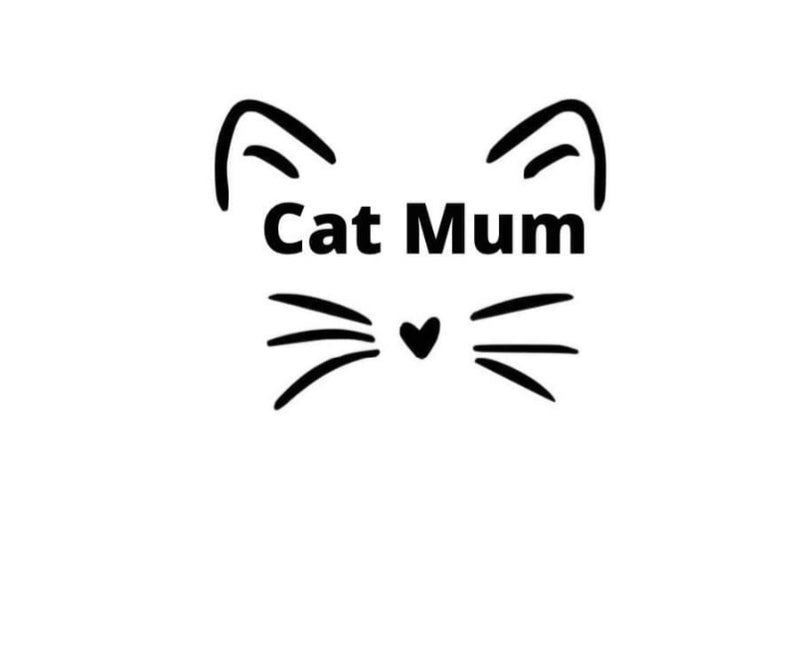 Black Cat Mum Printed Sublimation Paper for 11oz mug