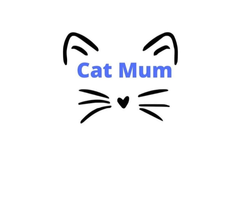 Blue Cat Mum Printed Sublimation Paper for 11oz mug