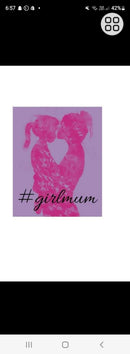 Pink Girl Mum Printed Sublimation Paper for 11oz mug