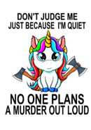 Don't Judge Me Printed Sublimation Paper for 11oz mug