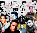 Skinny Tumbler Printed Paper - Elvis Hearts