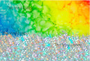 Skinny Tumbler Printed Paper - Rainbow Ink Glitter