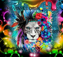 20oz Skinny Tumbler Printed Paper - Rainbow Lion