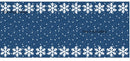 Blue Snowflake Printed Sublimation Paper for 11oz mug