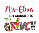 Married to the Grinch Printed Sublimation Paper for 11oz mug