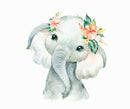 Baby Elephant Sublimation Print for kids t-shirts