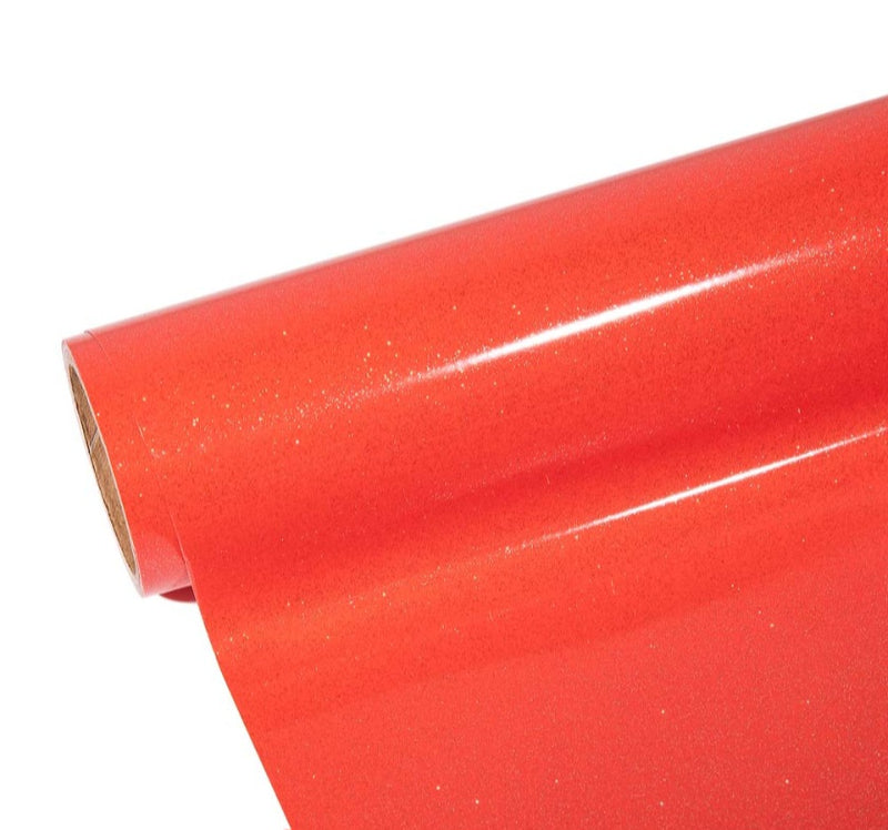 Super Glitter Permanent Adhesive - Orange  30cm x 50cm