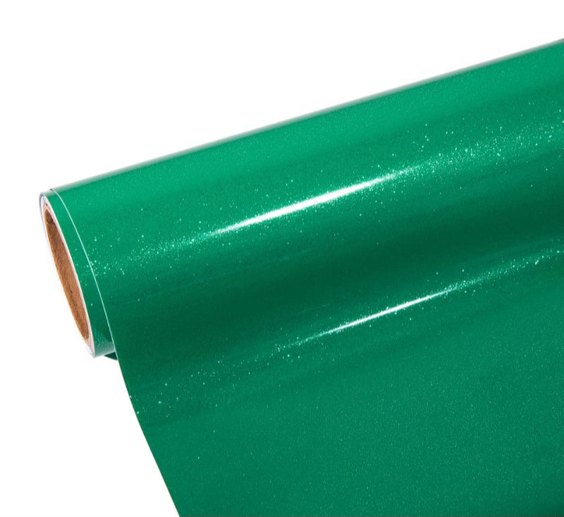 Super Glitter Permanent Adhesive - Green  30cm x 50cm