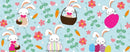 Easter Bunny Basket Printed Sublimation Paper for 11oz mug -
