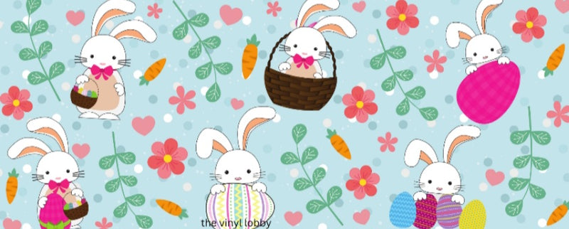 Easter Bunny Basket Printed Sublimation Paper for 11oz mug -