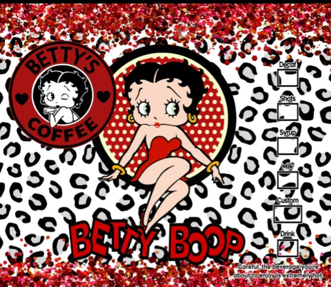 Printed Sublimation Paper for 20oz Skinny Tumblers - Betty's Coffee