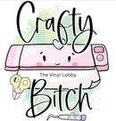 Crafty Bit*h Printed Sublimation Paper for 11oz mug