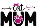 Pink Cat Mum Printed Sublimation Paper for 11oz mug